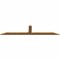 Ekena Millwork Portland Smooth Timber Gable Bracket, Western Red Cedar, 72"W x 15"H x 1 1/2"D x 3 1/2"F, 5/12 Pitch GBW072X15X0204POR00SWR - alternate 3